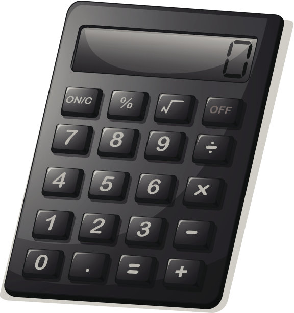 灰色的计算器图片下载