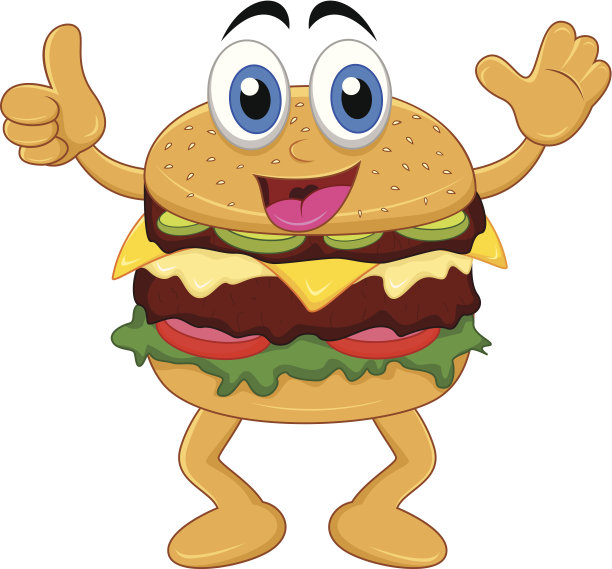 汉堡卡通人物图片下载