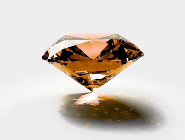 白色底色钻石，高品质图片下载