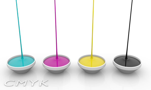 CMYK液体油墨图片下载