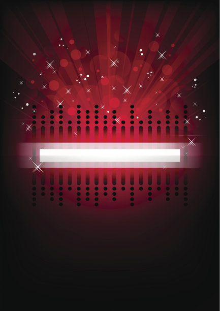 红色垂直音乐背景。图片下载