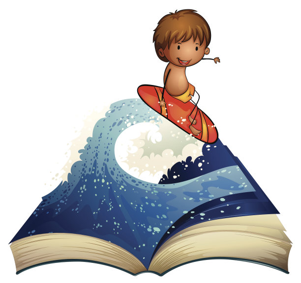 书与一个冲浪者的故事图片下载
