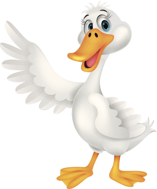 可爱的卡通鸭子图片下载