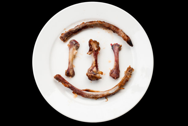 烤排骨的骨头图片下载