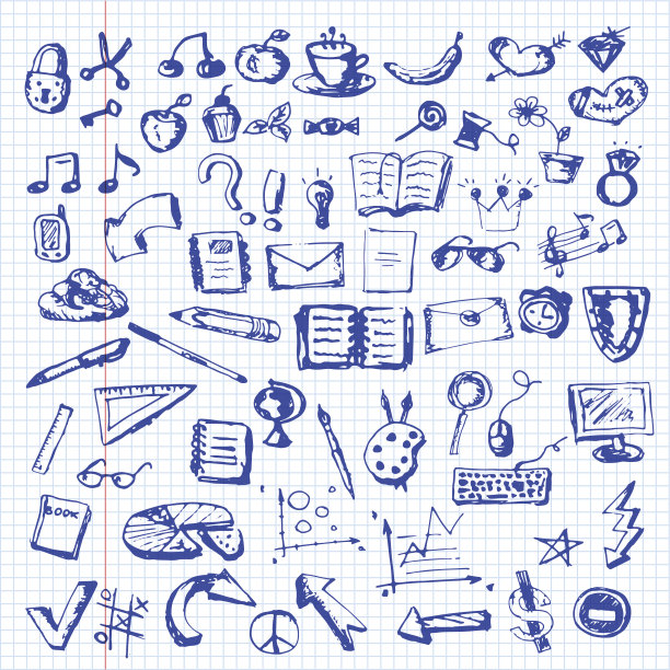 手绘图标集图片下载