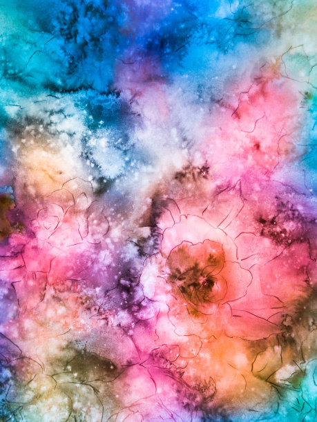 玫瑰和绿松石花图片下载