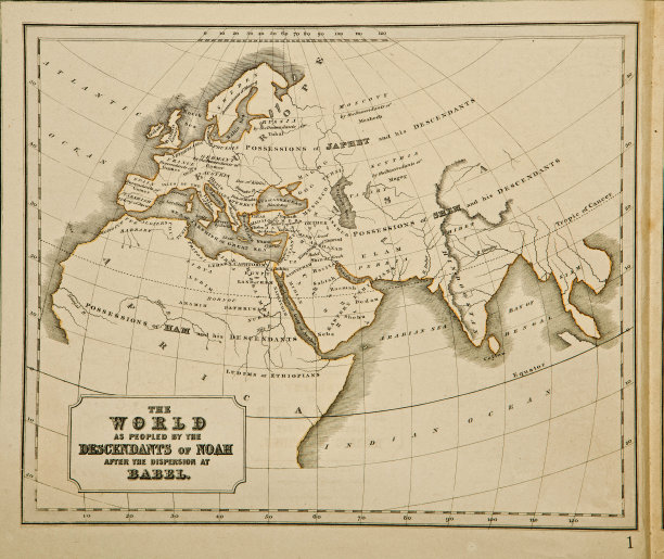古老的世界地图图片下载