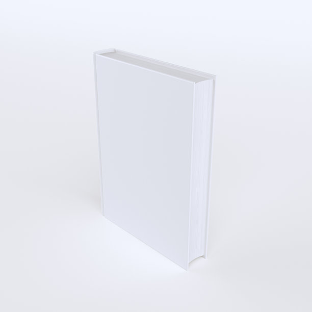 一本书孤立的白色(广告图片)第二版图片下载