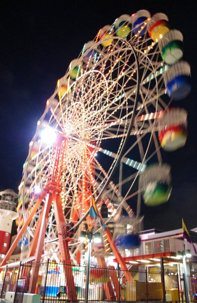 游乐场的摩天轮图片下载