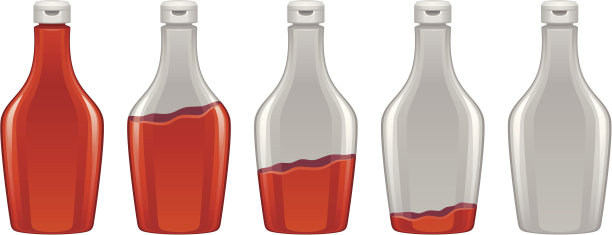 酱汁在瓶子里图片下载