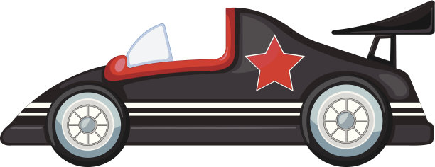 孤立的玩具车在白色图片下载