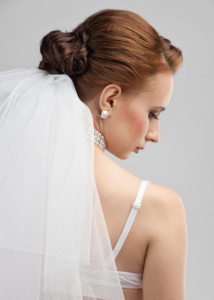 美丽新娘的肖像图片下载