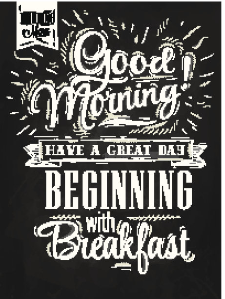 写在黑板上的早安语录图片下载