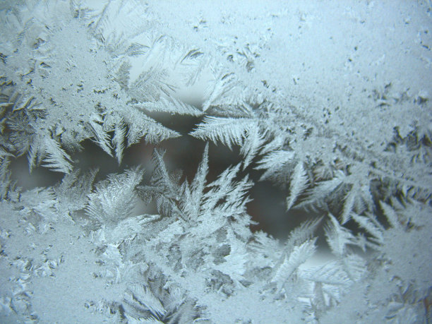 结霜的窗户图片下载