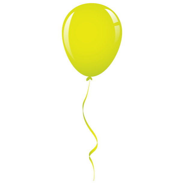 矢量绿色气球带图片下载