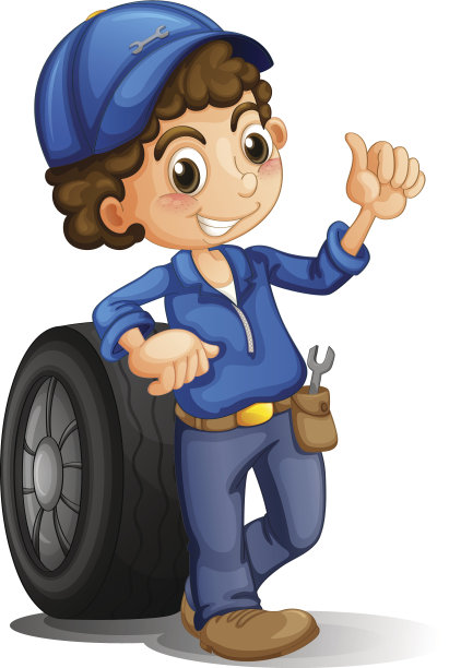 背着轮子的男人图片下载