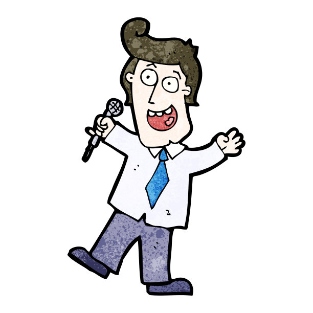 卡通励志演说家图片下载