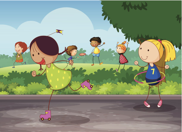 童年插画素材ID：100252414