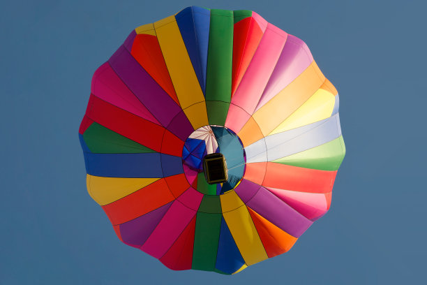 乘坐热气球高飞图片下载