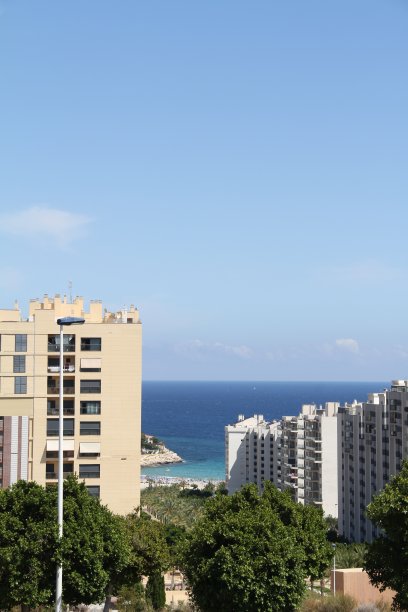 海景与蓝天建筑图片下载