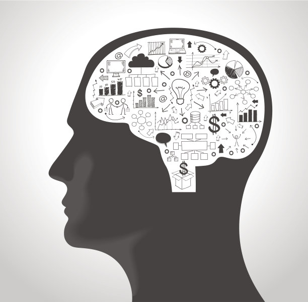 现代商业中信息运动的概念图片下载