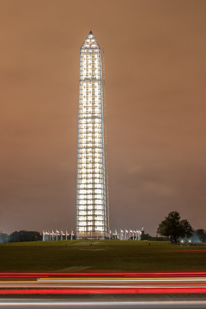 华盛顿纪念碑之夜图片下载