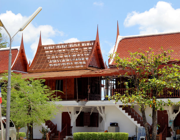 泰国的传统房屋。图片下载