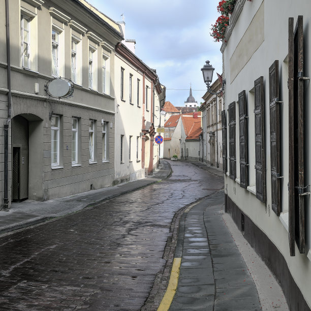 维尔纽斯的贝尔纳迪努街图片下载