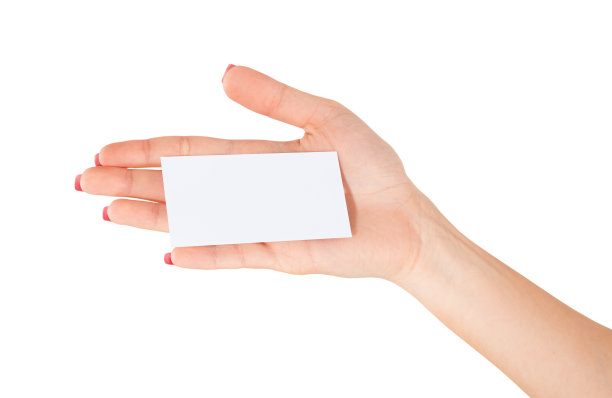 女性手孤立在白色背景上图片下载