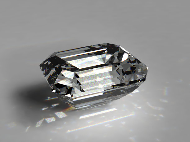 白色底色钻石，高品质图片下载