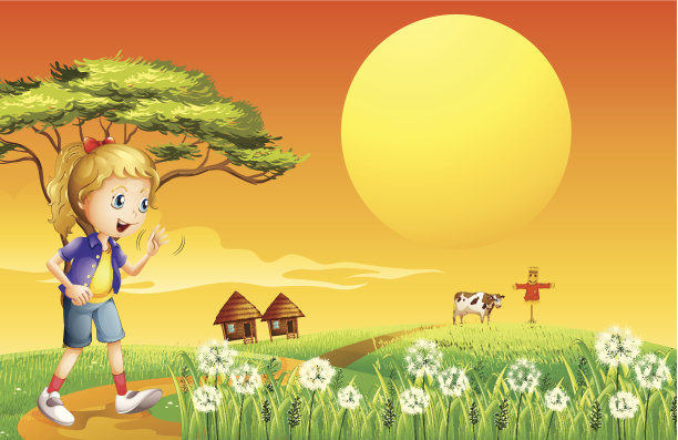 女孩要去农场图片下载