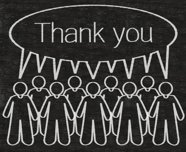 人们把商业人物和思考泡泡写在黑板上图片下载