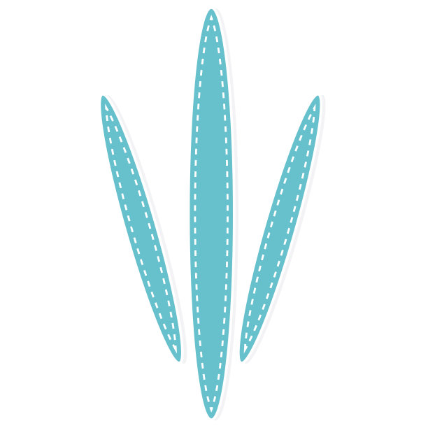 矢量蓝色爪印图片下载