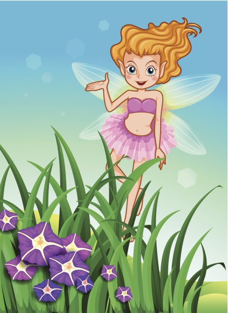 花园里的小花精灵图片下载