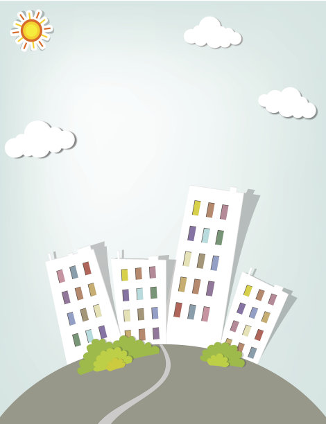 房屋插画素材ID：100352026