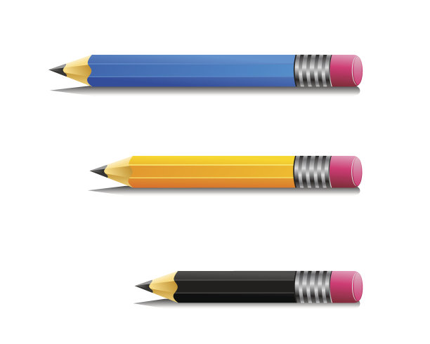 三支铅笔插图图片下载