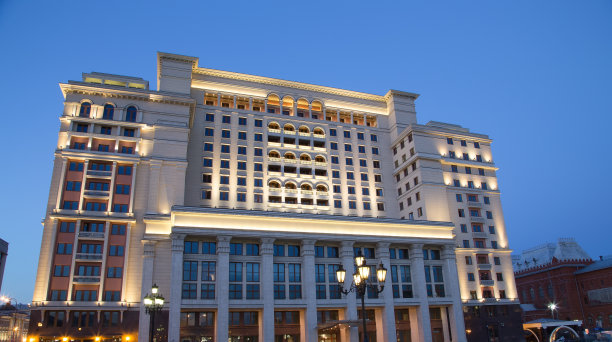 莫斯科老酒店东面的外观。莫斯科,俄罗斯图片下载