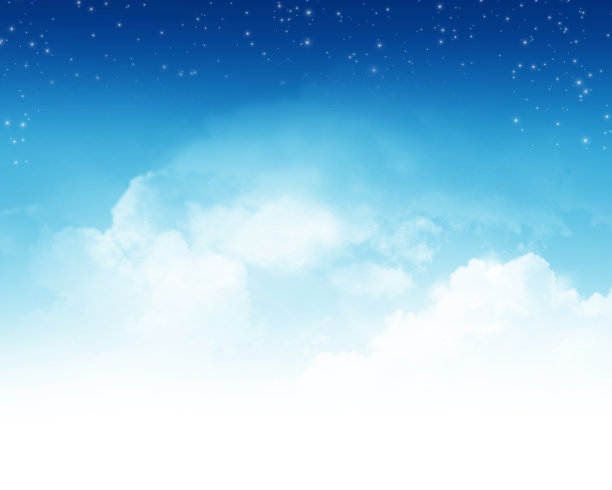 多云的天空与星星抽象的背景图片下载