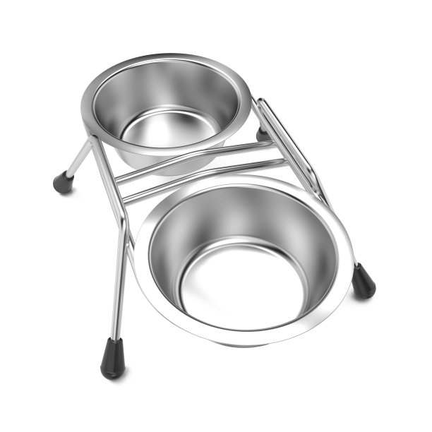 金属的宠物碗。图片下载