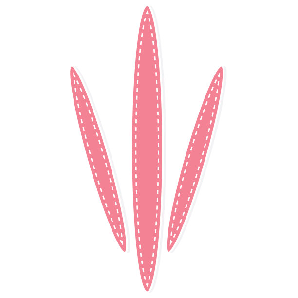 矢量粉色爪印图片下载