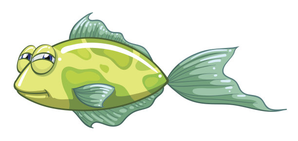 绿色的鱼图片下载