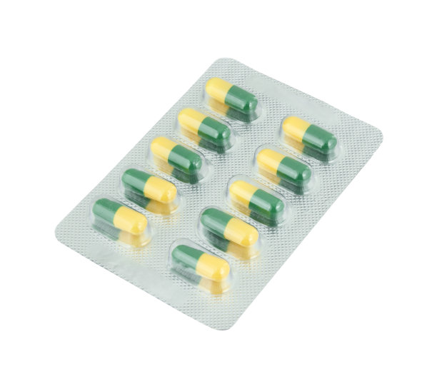 用水泡包装的胶囊图片下载