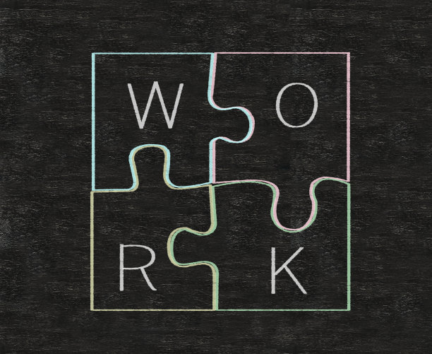 黑板上写着团队合作的概念图片下载