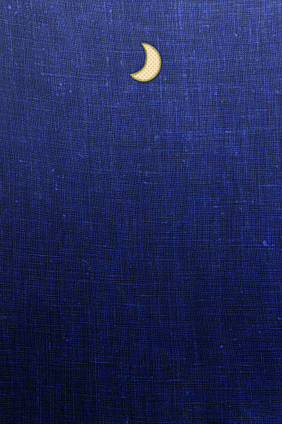 牛仔裤上绣月亮图片下载