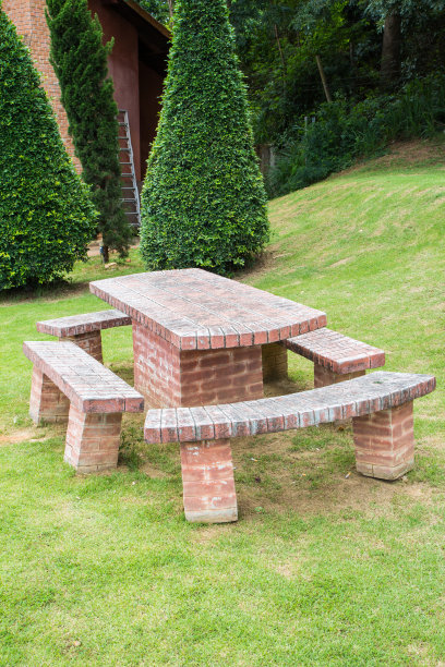 砖桌椅图片下载