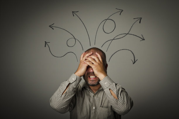 沮丧。人的想法。图片下载