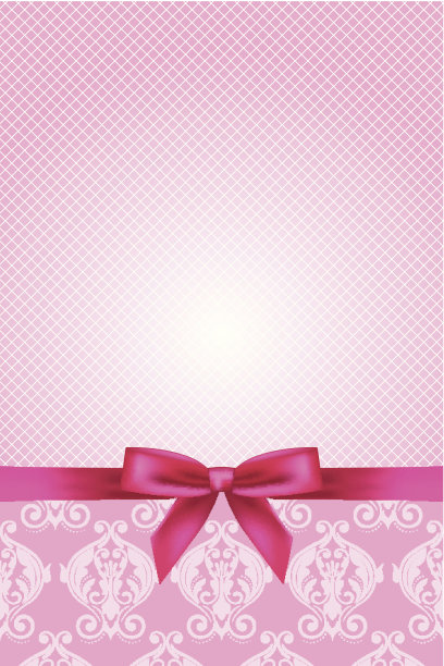 粉色蝴蝶结墙纸图片下载