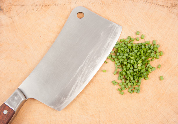 一根葱和一把刀图片下载