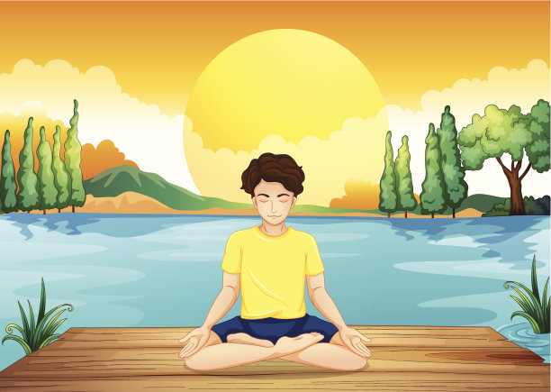 河边的男孩图片下载