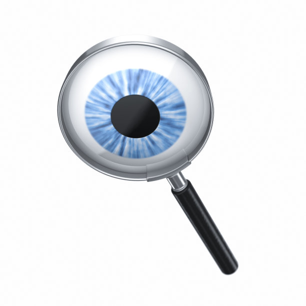 放大镜里面的眼睛图片下载